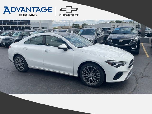 Polar White 2025 Mercedes-Benz CLA Coupe Front-Wheel Drive Automatic
