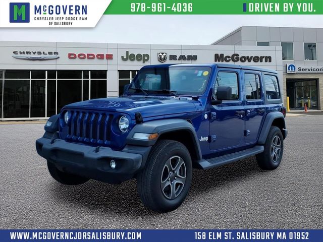 Ocean Blue Metallic Clearcoat 2018 Jeep Wrangler SUV / Crossover Four-Wheel Drive 8-Speed Automatic