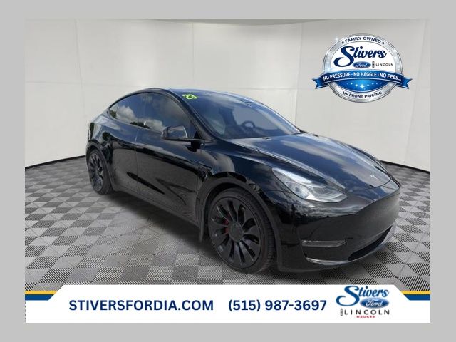 Solid Black 2023 Tesla Model Y SUV / Crossover All-Wheel Drive 1-Speed Automatic