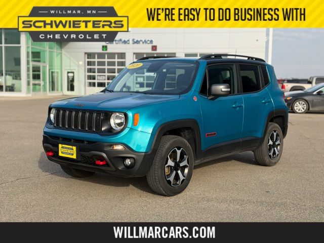 Bikini Metallic Clearcoat 2020 Jeep Renegade Trailhawk 4WD SUV / Crossover Four-Wheel Drive 9-Speed Automatic