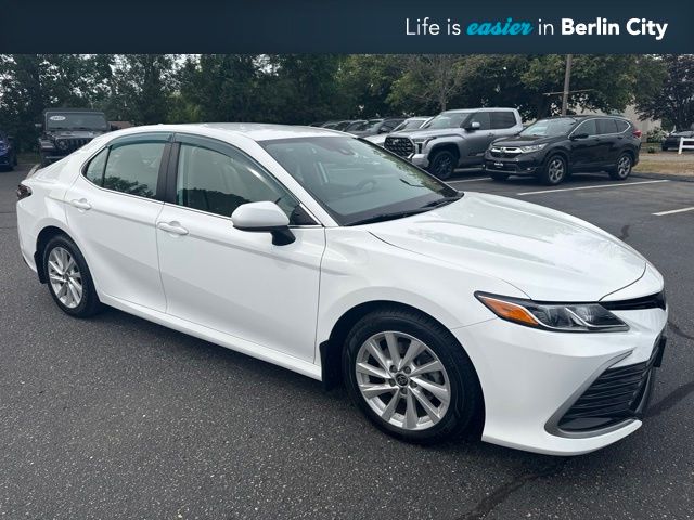 Super White 2021 Toyota Camry Sedan All-Wheel Drive 8-Speed Automatic