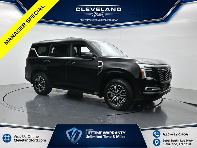 Super Black 2025 Nissan Armada SUV / Crossover Four-Wheel Drive 9-Speed Automatic