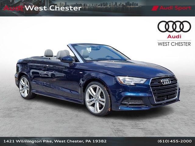 Cosmos Blue Metallic 2018 Audi A3 Convertible All-Wheel Drive 6-Speed Automatic