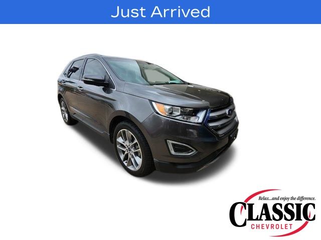 Gray (Magnetic) 2016 Ford Edge Titanium SUV / Crossover Front-Wheel Drive 6-Speed Automatic