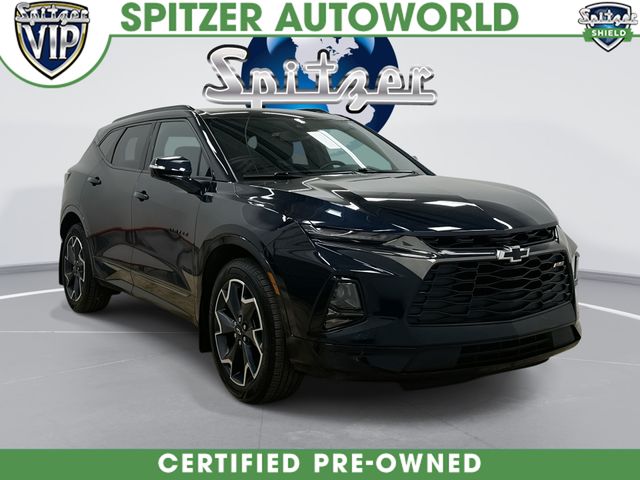Midnight Blue Metallic 2021 Chevrolet Blazer SUV / Crossover All-Wheel Drive 9-Speed Automatic