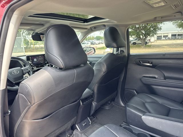 2021 Toyota Highlander XLE Red at Don McGill Toyota