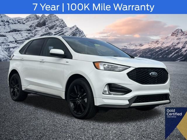 White Metallic 2023 Ford Edge ST Line AWD SUV / Crossover All-Wheel Drive 8-Speed Automatic