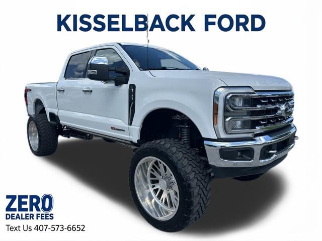 White Metallic 2023 Ford F-250 Super Duty Pickup Truck Four-Wheel Drive Automatic