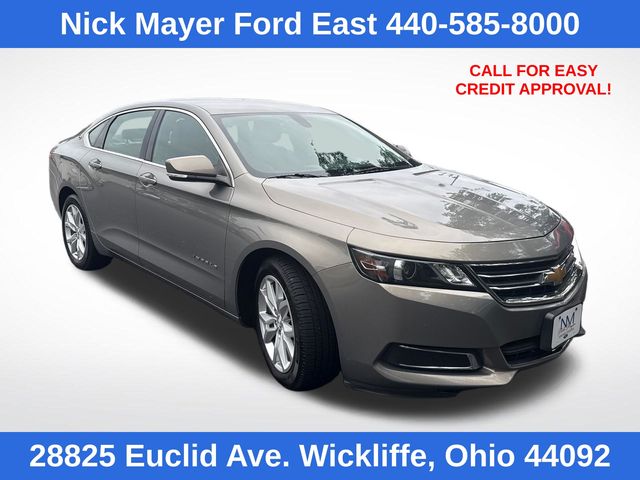Pepperdust Metallic 2017 Chevrolet Impala Sedan Front-Wheel Drive 6-Speed Automatic Overdrive