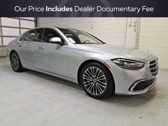 Silver 2025 Mercedes-Benz S-Class Sedan All-Wheel Drive 9-Speed Automatic