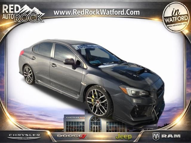 Magnetite Gray Metallic 2020 Subaru WRX STI Limited AWD with Wing Spoiler Sedan All-Wheel Drive 6-Speed Manual