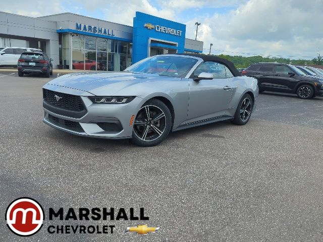 Silver Metallic 2024 Ford Mustang EcoBoost Premium Convertible RWD Convertible Rear-Wheel Drive Automatic