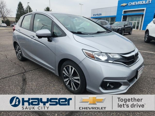 Lunar Silver Metallic 2018 Honda Fit EX Hatchback Front-Wheel Drive Continuously Variable Transmission