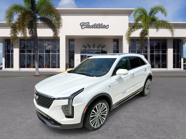 Crystal White Tricoat 2024 Cadillac XT4 SUV / Crossover Front-Wheel Drive 9-Speed Automatic