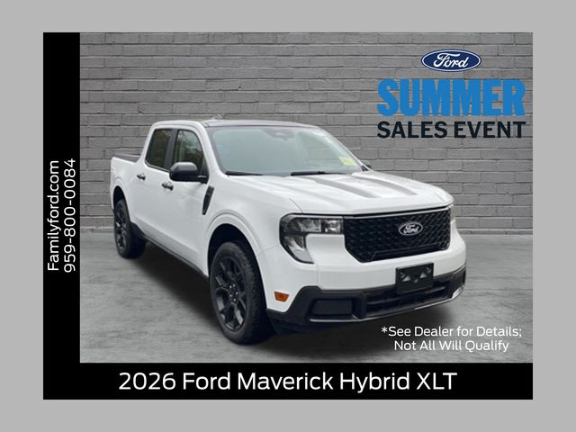 Oxford White 2026 Ford Maverick Pickup Truck All-Wheel Drive Continuously Variable Transmission