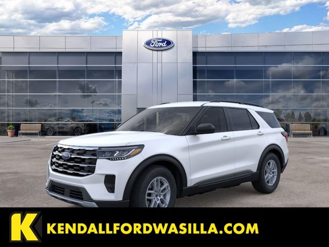 White Metallic 2026 Ford Explorer SUV / Crossover All-Wheel Drive Automatic