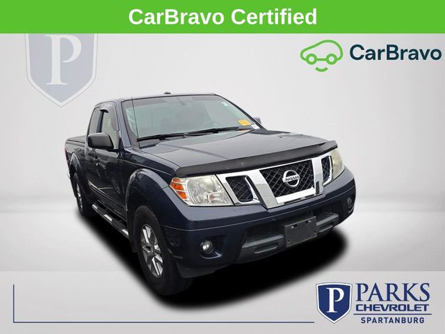 Arctic Blue 2018 Nissan Frontier Pickup Truck 4X2 5-Speed Automatic Overdrive