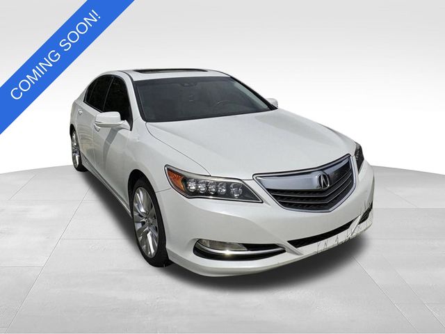 White 2014 Acura RLX Sedan Front-Wheel Drive 6-Speed Automatic