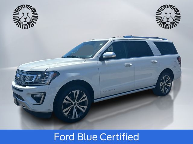 White Metallic 2021 Ford Expedition MAX Platinum 4WD SUV / Crossover Four-Wheel Drive Automatic
