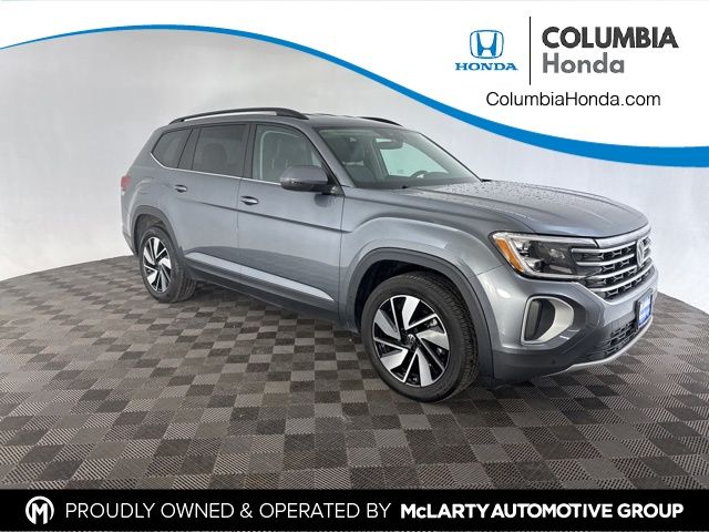 Gray 2025 Volkswagen Atlas SE 4Motion with Technology SUV / Crossover All-Wheel Drive 8-Speed Automatic