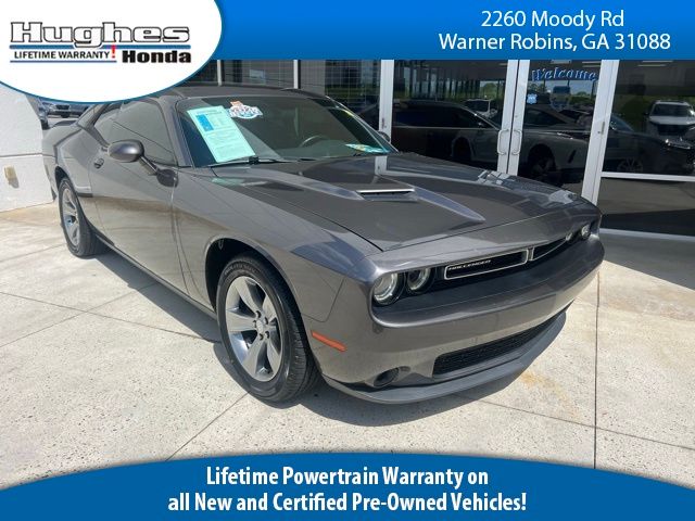 Gray (Granite Crystal Metallic Clearcoat) 2018 Dodge Challenger SXT RWD Coupe Rear-Wheel Drive 8-Speed Automatic