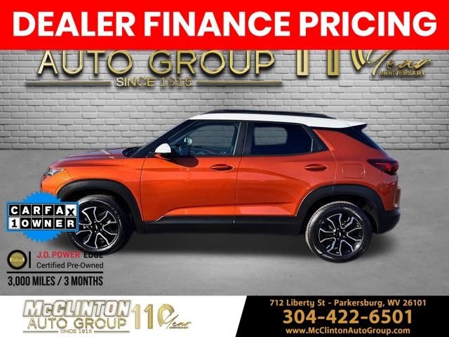 2022 Vivid Orange Metallic Chevrolet TrailBlazer ACTIV AWD SUV