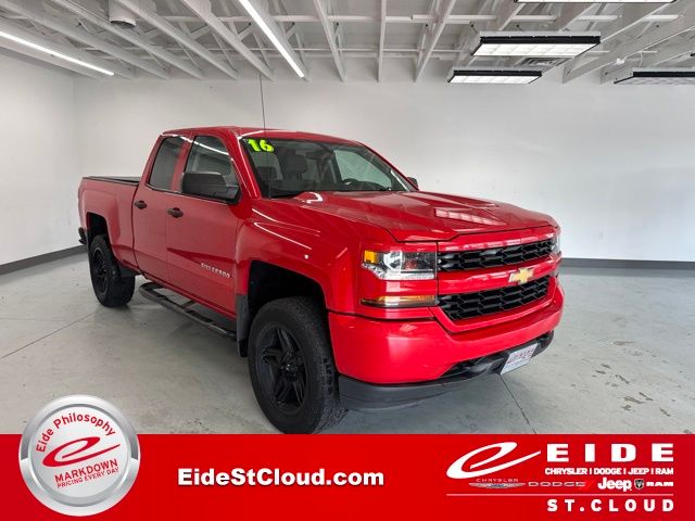 Red Hot 2016 Chevrolet Silverado 1500 Pickup Truck Four-Wheel Drive 6-Speed Automatic Overdrive