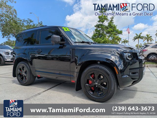 Santorini Black Metallic 2023 Land Rover Defender SUV / Crossover All-Wheel Drive 8-Speed Automatic