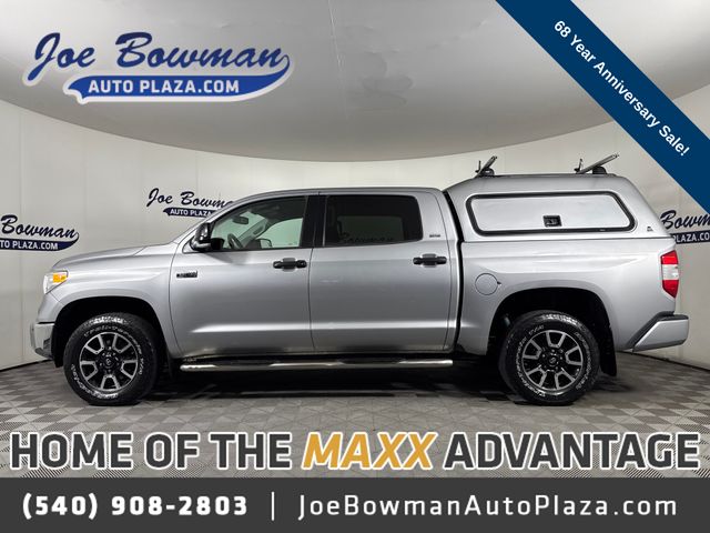 Silver Sky Metallic 2016 Toyota Tundra SR5 CrewMax 5.7L 4WD Pickup Truck Four-Wheel Drive 6-Speed Automatic Overdrive