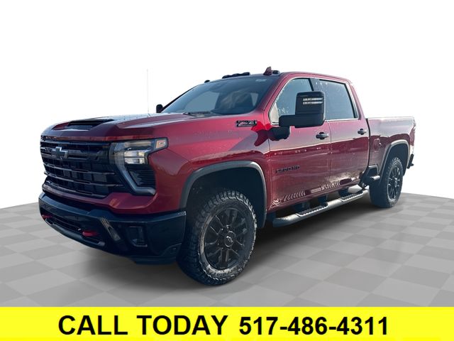 Radiant Red 2026 Chevrolet Silverado 2500HD LTZ Crew Cab 4WD Pickup Truck Four-Wheel Drive Automatic