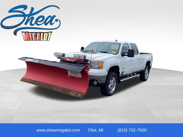 Summit White 2014 GMC Sierra 2500HD Pickup Truck Four-Wheel Drive 6-Speed Automatic Overdrive