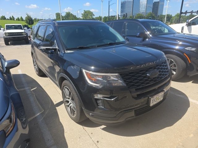 Used 2018 Ford Explorer Sport with VIN 1FM5K8GTXJGA88378 for sale in Kansas City