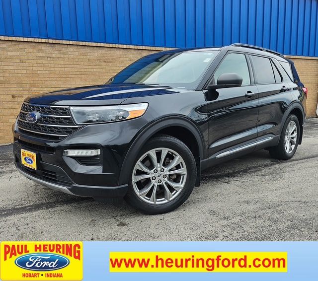 Black Metallic 2020 Ford Explorer SUV / Crossover All-Wheel Drive Automatic