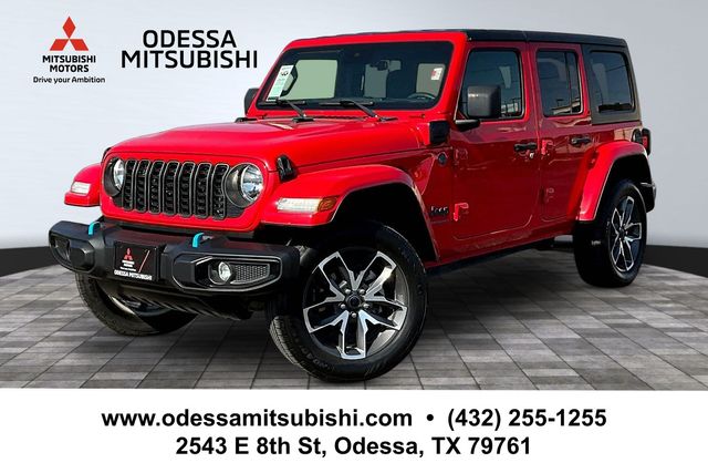 Firecracker Red Clearcoat 2024 Jeep Wrangler 4xe SUV / Crossover Four-Wheel Drive 8-Speed Automatic