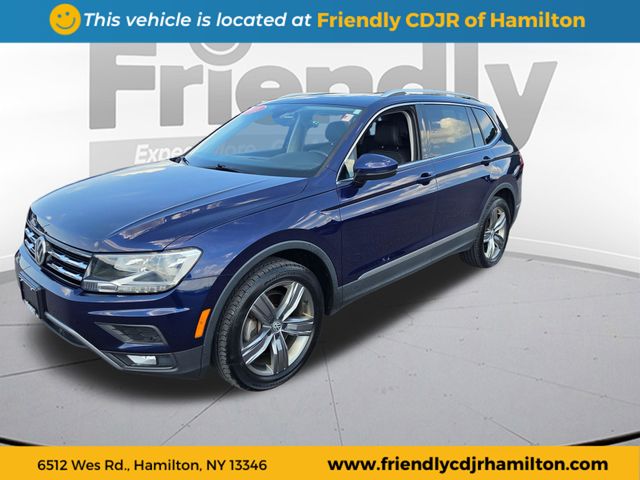Atlantic Blue Metallic 2021 Volkswagen Tiguan SUV / Crossover All-Wheel Drive 8-Speed Automatic