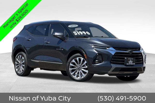 Iron Gray Metallic 2022 Chevrolet Blazer SUV / Crossover Front-Wheel Drive 9-Speed Automatic Overdrive