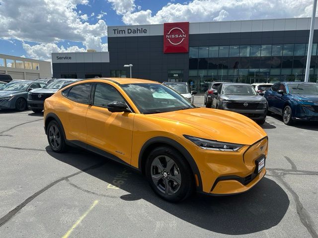 Orange Metallic 2023 Ford Mustang Mach-E SUV / Crossover Rear-Wheel Drive Automatic