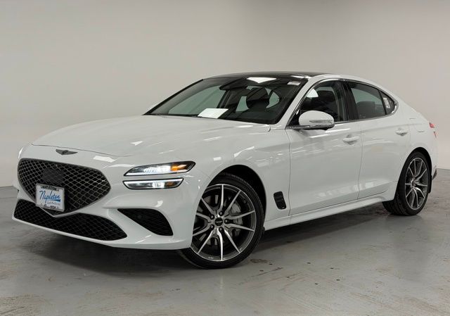 Uyuni White 2026 Genesis G70 2.5T Prestige AWD Sedan All-Wheel Drive 8-Speed Automatic