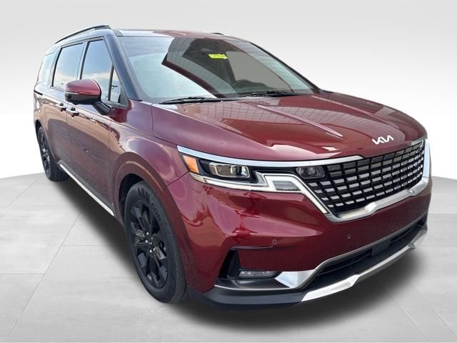 Flare Red 2024 Kia Carnival SX Prestige FWD Minivan Front-Wheel Drive 8-Speed Automatic