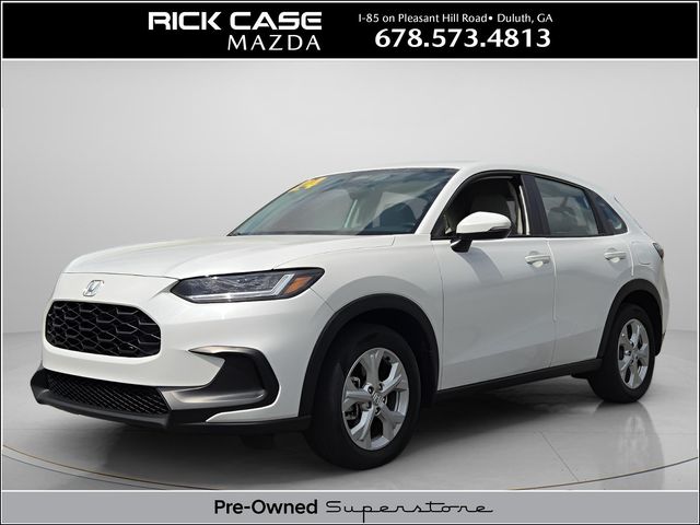 White 2024 Honda HR-V LX FWD SUV / Crossover Front-Wheel Drive Continuously Variable Transmission