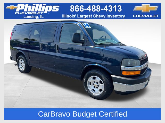 Dark Blue Metallic 2014 Chevrolet Express 1500 LT RWD Van Rear-Wheel Drive 4-Speed Automatic Overdrive