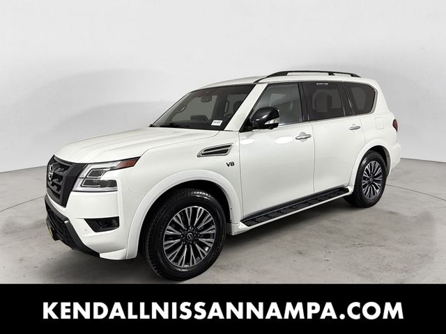 Aspen White Tricoat 2021 Nissan Armada SL 4WD SUV / Crossover Four-Wheel Drive 7-Speed Automatic