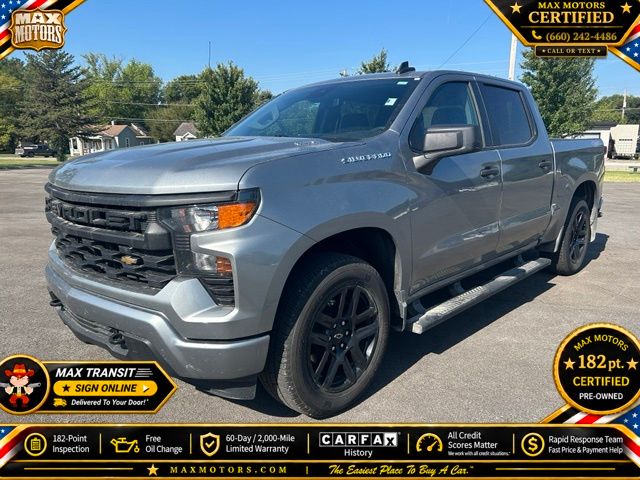 Sterling Gray Metallic 2025 Chevrolet Silverado 1500 Pickup Truck Four-Wheel Drive 8-Speed Automatic