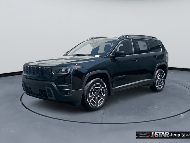 Diamond Black 2026 Jeep Cherokee SUV / Crossover Four-Wheel Drive Continuously Variable Transmission