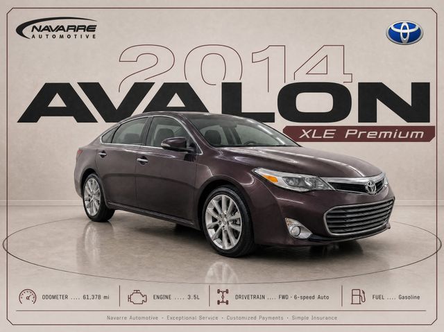 Red (Sizzling Crimson Mica) 2014 Toyota Avalon Sedan Front-Wheel Drive 6-Speed Automatic
