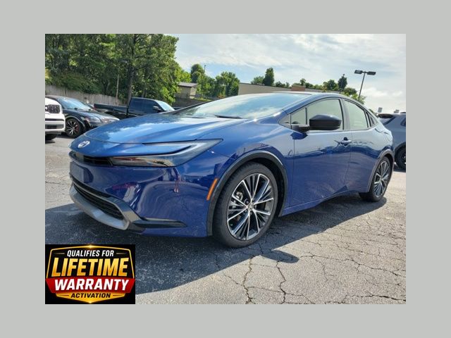 Blue 2024 Toyota Prius Hatchback Front-Wheel Drive Continuously Variable Transmission