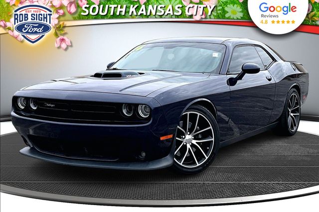 Jazz Blue Pearlcoat 2016 Dodge Challenger R/T Scat Pack RWD Coupe Rear-Wheel Drive 6-Speed Manual