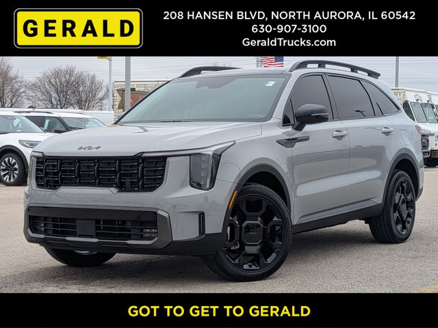 Wolf Gray 2025 Kia Sorento X-Line EX AWD SUV / Crossover All-Wheel Drive 8-Speed Dual Clutch