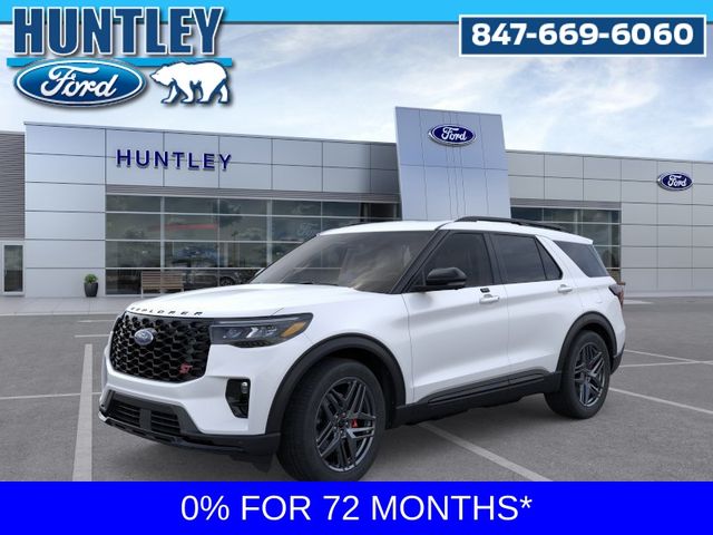 White Metallic 2026 Ford Explorer SUV / Crossover All-Wheel Drive Automatic