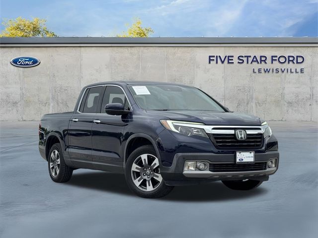 Black (Obsidian Blue Pearl) 2019 Honda Ridgeline RTL-E AWD Pickup Truck All-Wheel Drive 6-Speed Automatic